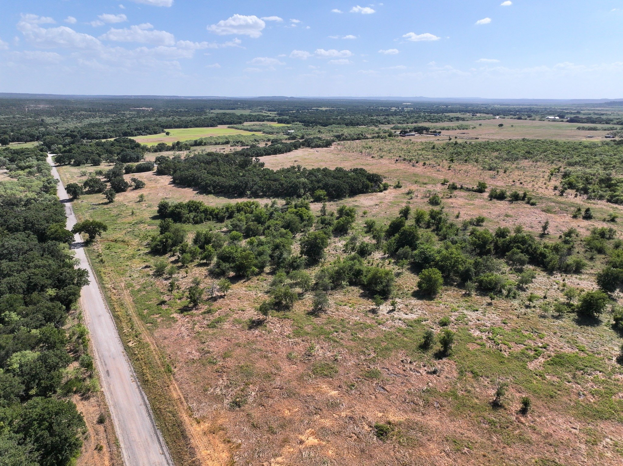 Roadside aerial view