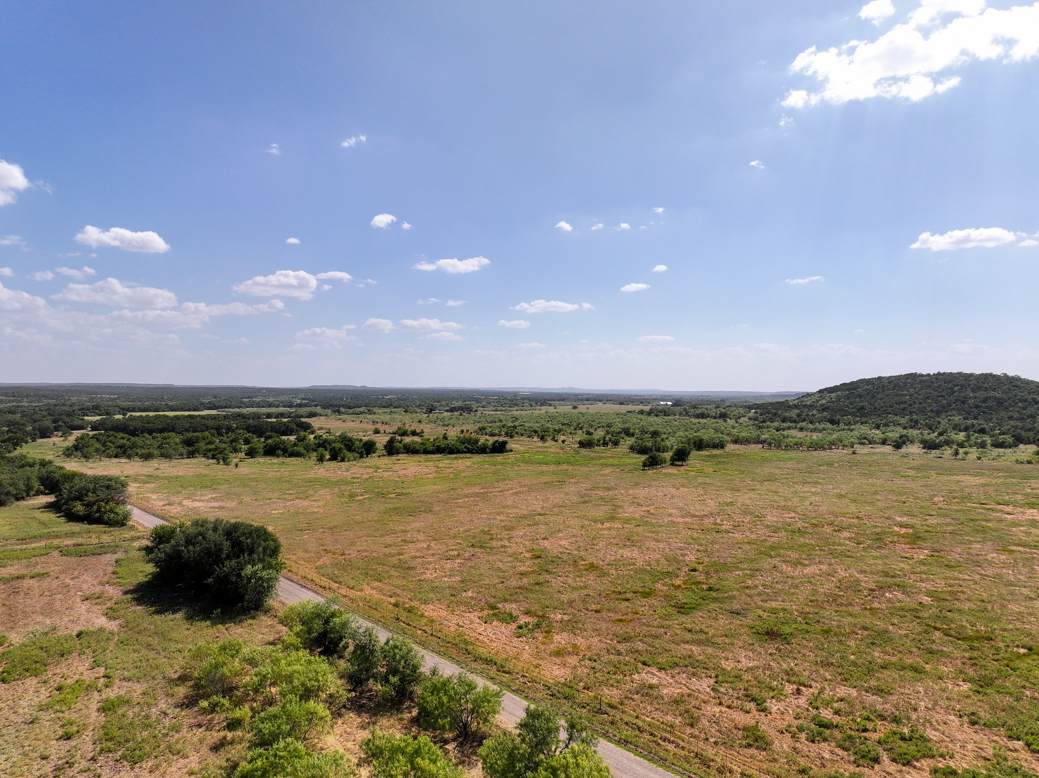 Another aerial perspective of the countryside.