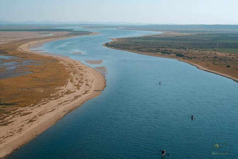Person canoeing on a calm river within a private waterfront property on Jennings Lane.