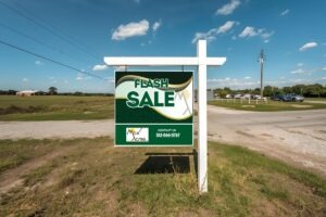 realtor flash sale post on a property