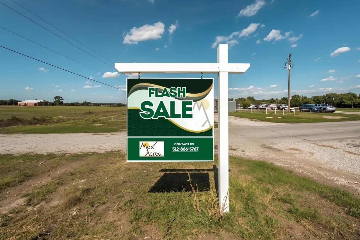 realtor flash sale post on a property