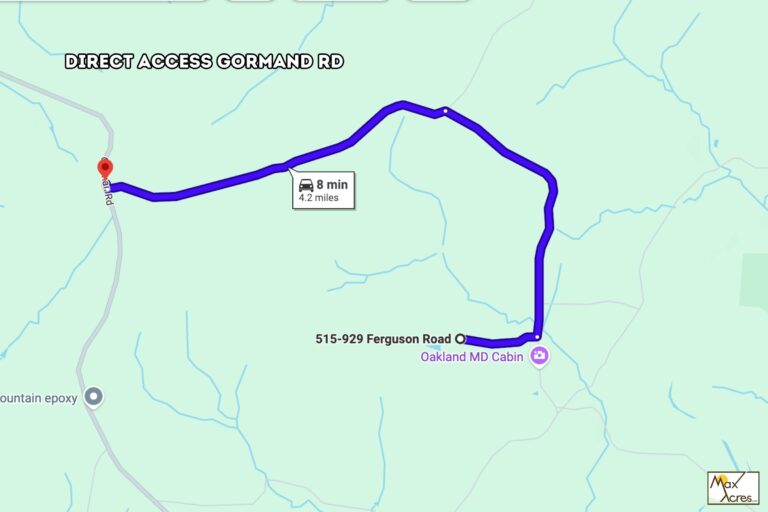 2.2 James Grove, Oakland,MD _ Road Map