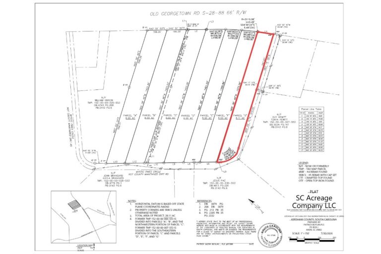 Jonathan Hartman Lot G _ Plat Map