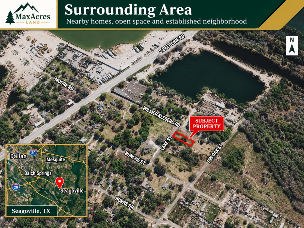 Seagoville Surrounding Area Map-1